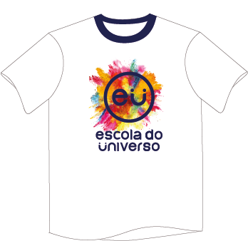 Camiseta Manga Curta Escola do Universo - A partir de