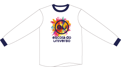 Camiseta Manga Longa Escola do Universo - A partir de